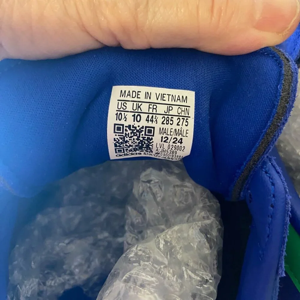 Adidas Gazelle Originals Men’s 10.5 Blue/Green – New With Tags - Picture 7 of 7